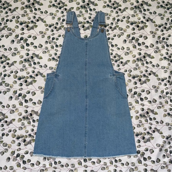 Black Label Dresses & Skirts - Ladies' Denim Overall Dress, Size M, EUC